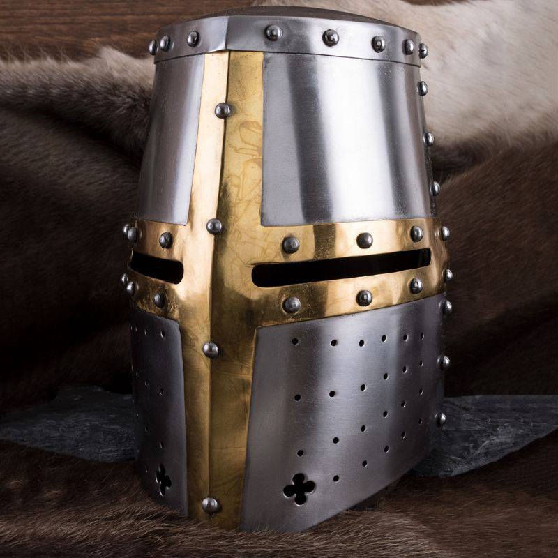 Templer-Helm aus Stahl