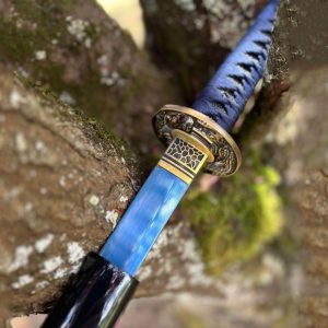 Katana des Blauen Drachens Königs – T10 Stahl (Scharfe Version)