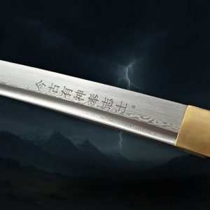 Katana Kill Bill (Damaszenerstahl & Echte Rochenhaut)