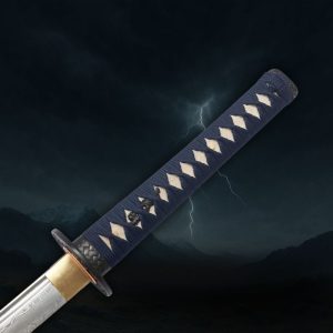 Katana Sakura (Damaszenerstahl & Echte Rochenhaut)
