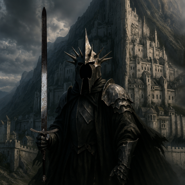 Vom Hexenkönig von Angmar inspiriertes Schwert (Herr der Ringe) — Ansicht 2