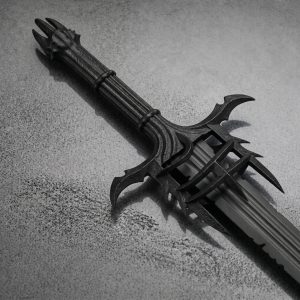 Von Sauron inspiriertes Schwert (Herr der Ringe)