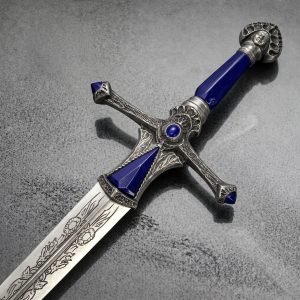 Von Rellanas Zwillingsschwert inspiriertes Schwert mit Wandhalter (Elden Ring)
