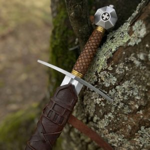 Kreuzfahrer-Schwert Red Dragon, Arming-Sword-Klinge des 13. Jahrhunderts